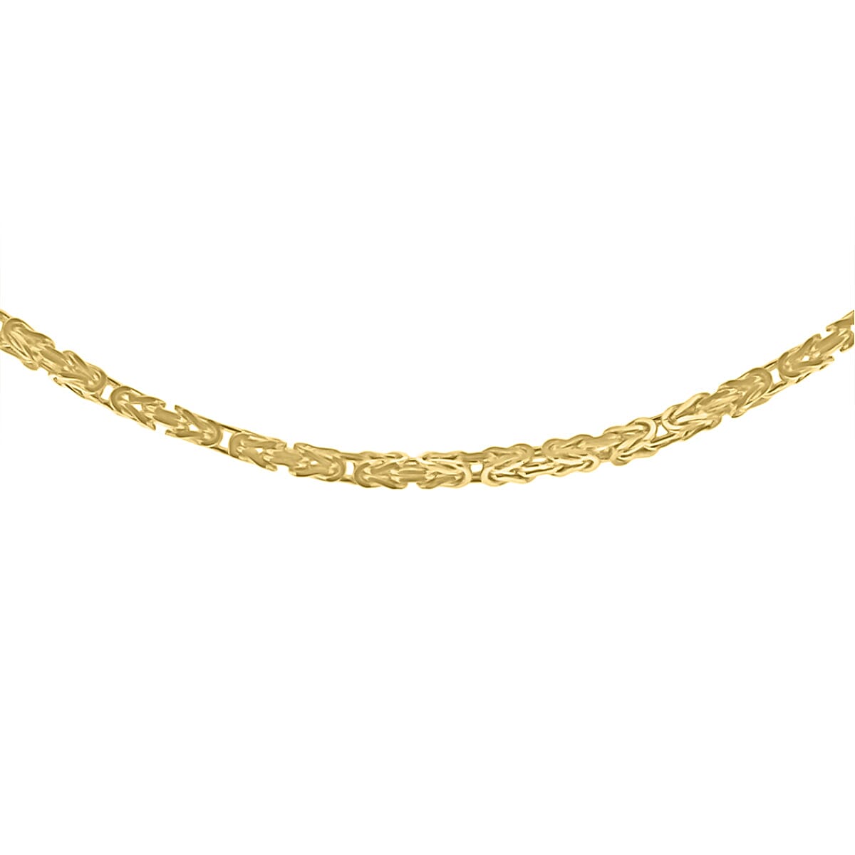 9K Yellow Gold Square Byzantine Necklace (Size - 30),  Gold Wt. 14.8 Gms 7763725 0