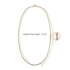 9K Yellow Gold Diamond Cut Twist Curb Chain (Size 20) with Spring Ring Clasp
