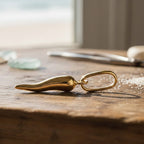 9K Yellow Gold Chilli Pendant