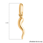 9K Yellow Gold Chilli Pendant
