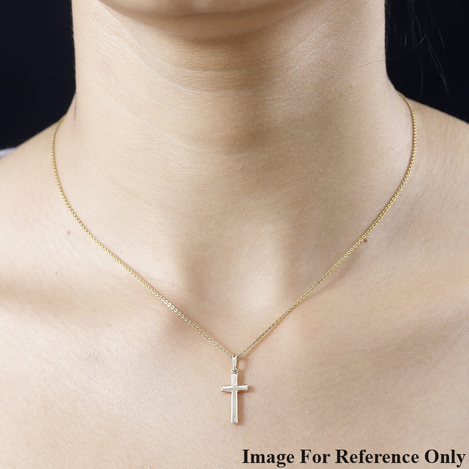 9K Yellow Gold  Cross Pendant,  Gold Wt. 0.87 Gms 7747315 2