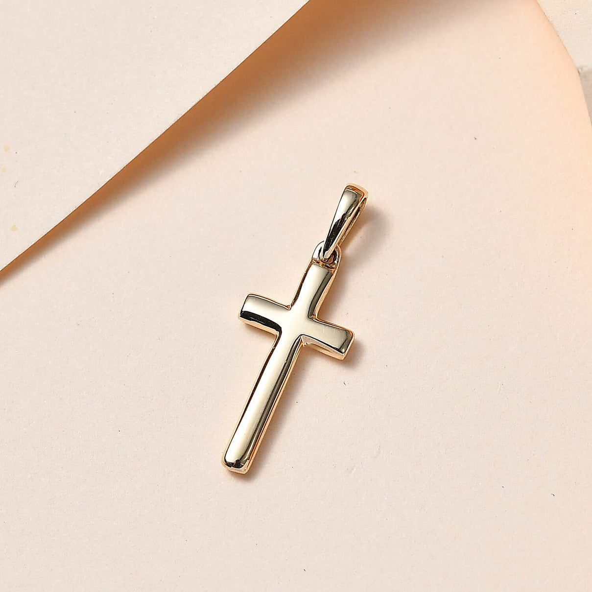 9K Yellow Gold  Cross Pendant,  Gold Wt. 0.87 Gms 7747315 3