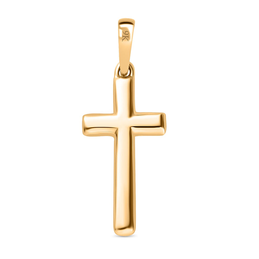 9K Yellow Gold  Cross Pendant,  Gold Wt. 0.87 Gms