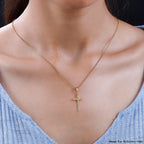 9K Yellow Gold Cross Pendant