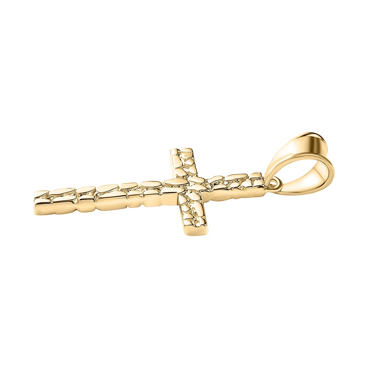 9K Yellow Gold Cross Pendant 7614521 3