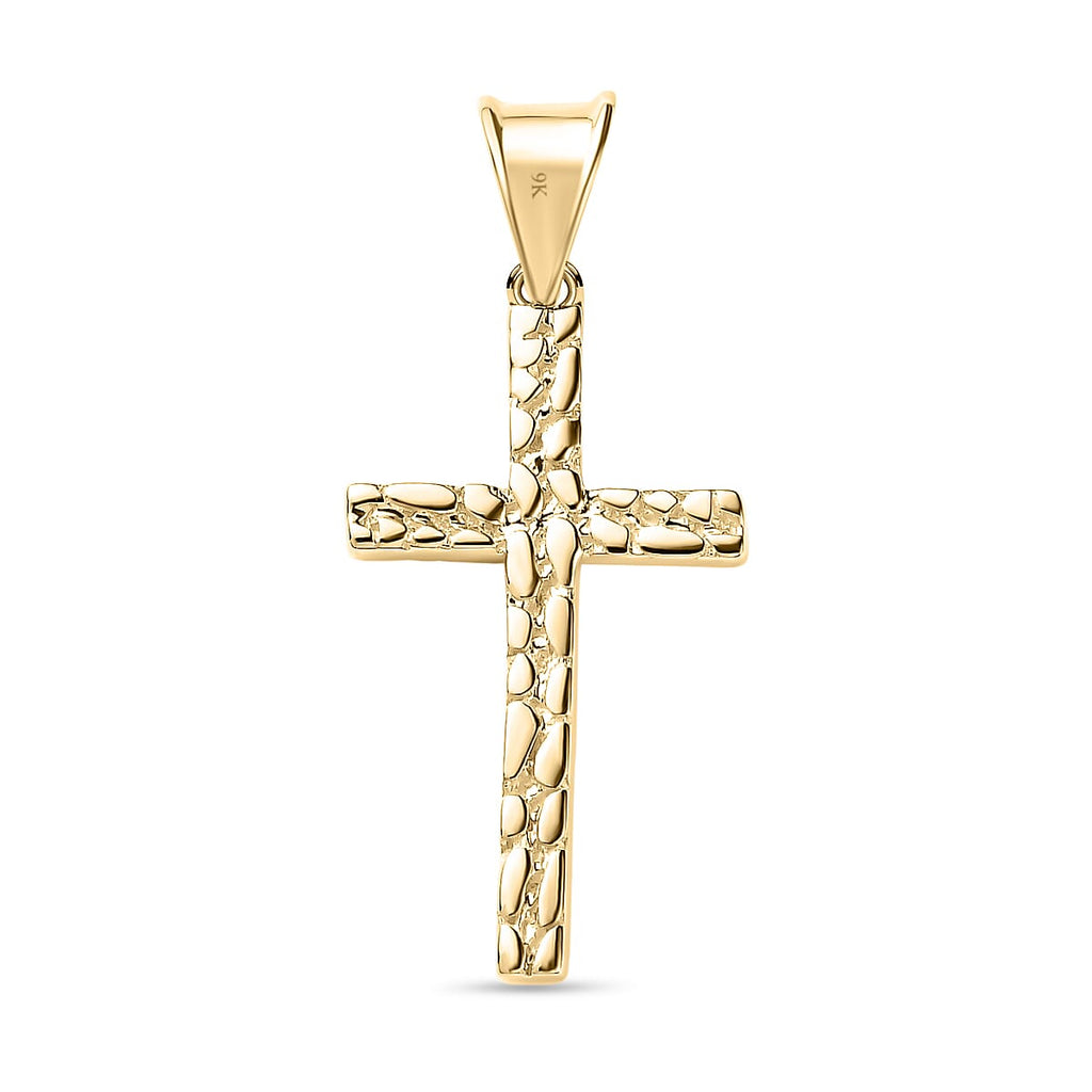 9K Yellow Gold Cross Pendant