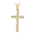 9K Yellow Gold Cross Pendant