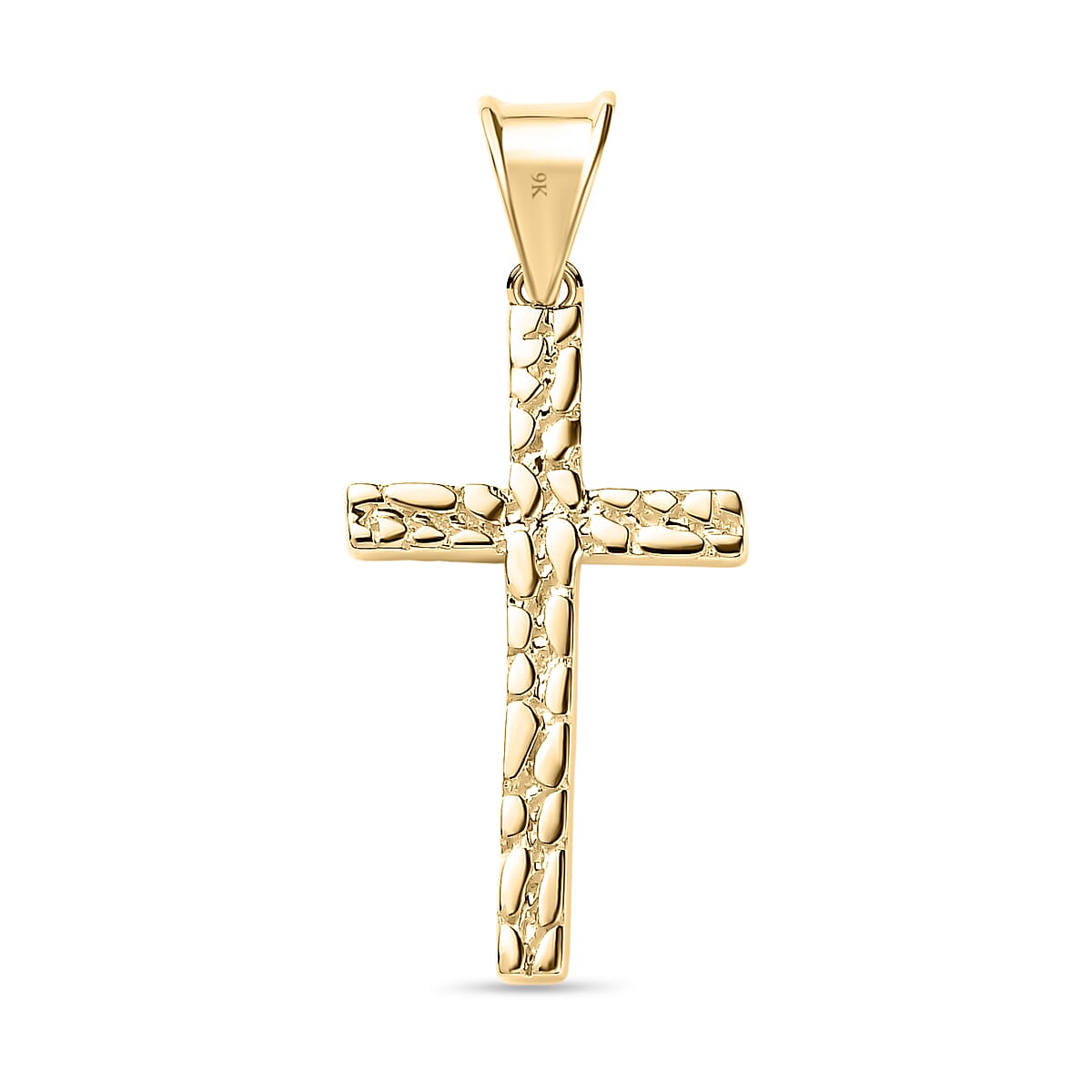 9K Yellow Gold Cross Pendant 7614521 4