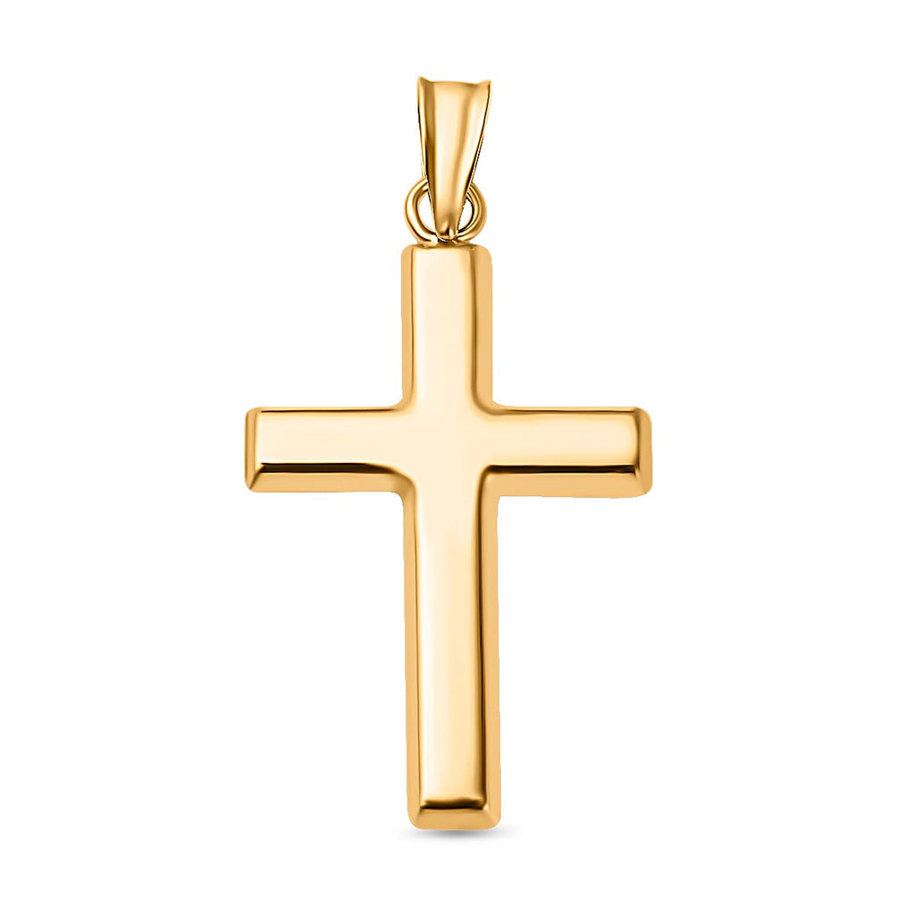 Hatton Garden Close Out Deal - 9K Yellow Gold Cross Pendant