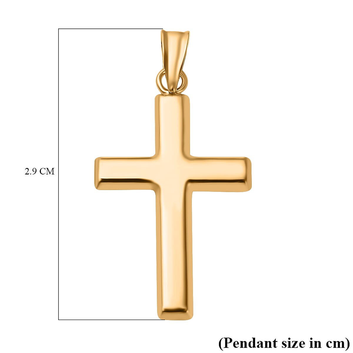 Hatton Garden Close Out Deal - 9K Yellow Gold Cross Pendant 7694132 4