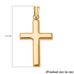 Hatton Garden Close Out Deal - 9K Yellow Gold Cross Pendant