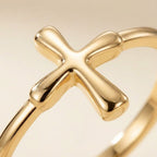9K Yellow Gold Ring, Gold Wt. 1.26 Gms.