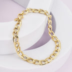 9K Yellow Gold Curb Bracelet (Size - 7.5)