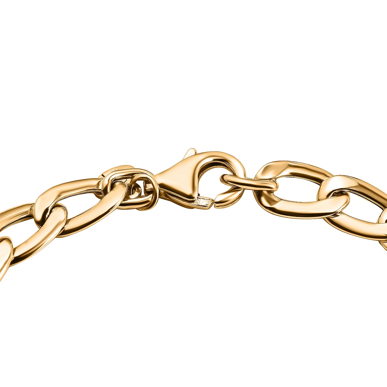 9K Yellow Gold Curb Bracelet (Size - 7.5) 7523075 3