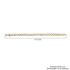 9K Yellow Gold Curb Bracelet (Size - 7.5)