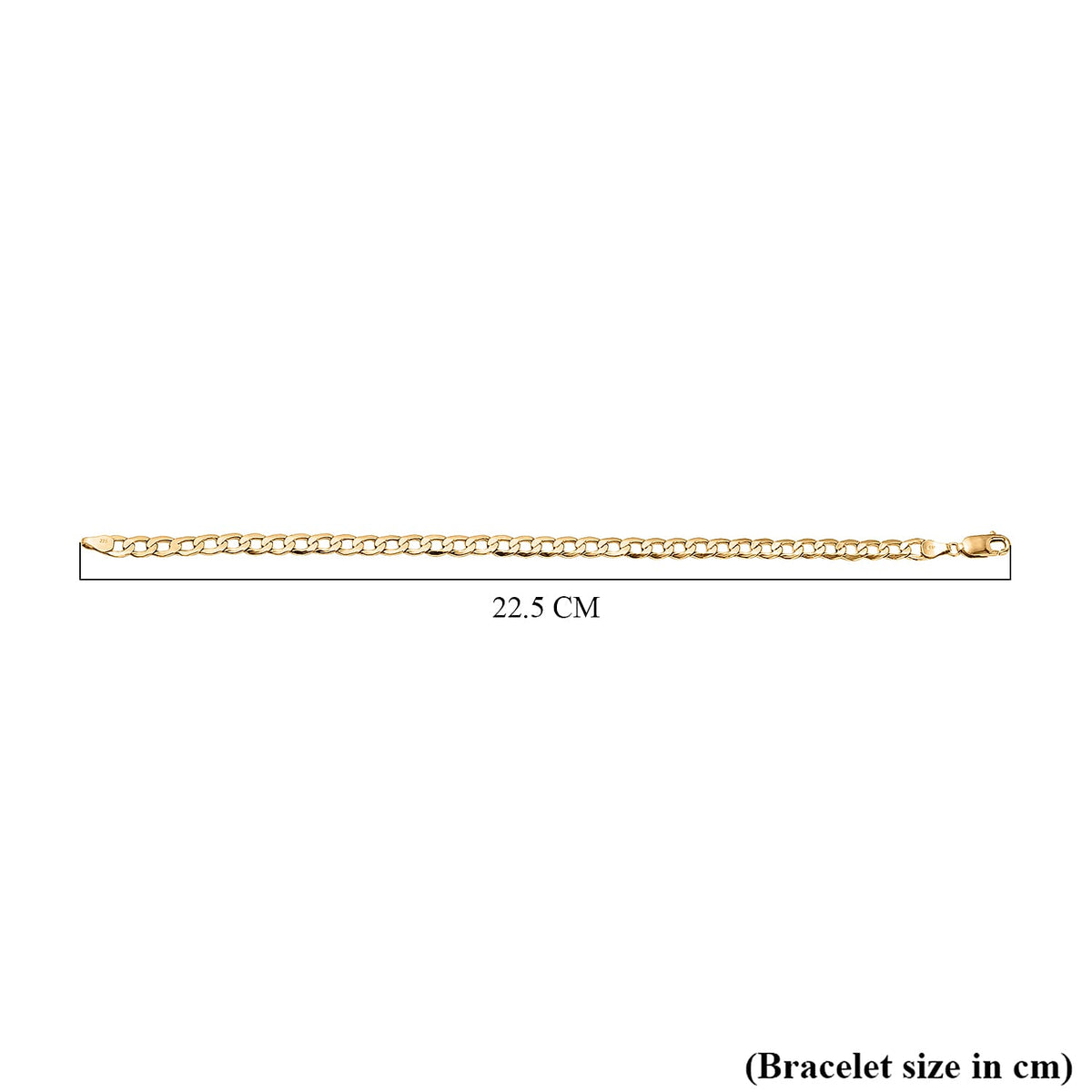 Hatton Garden Closeout - 9K Yellow Gold 5.4MM Hollow Curb Bracelet with Lobster Clasp 8.5 Inch 7628382 4
