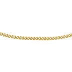 Vicenza Collection - 9K Yellow Gold Diamond Cut Curb Necklace (Size - 15)