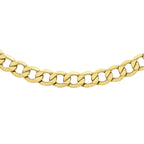 Hatton Garden Closeout - 9K Yellow Gold Curb Chain (Size - 24), Gold Wt. 8.00 Gms