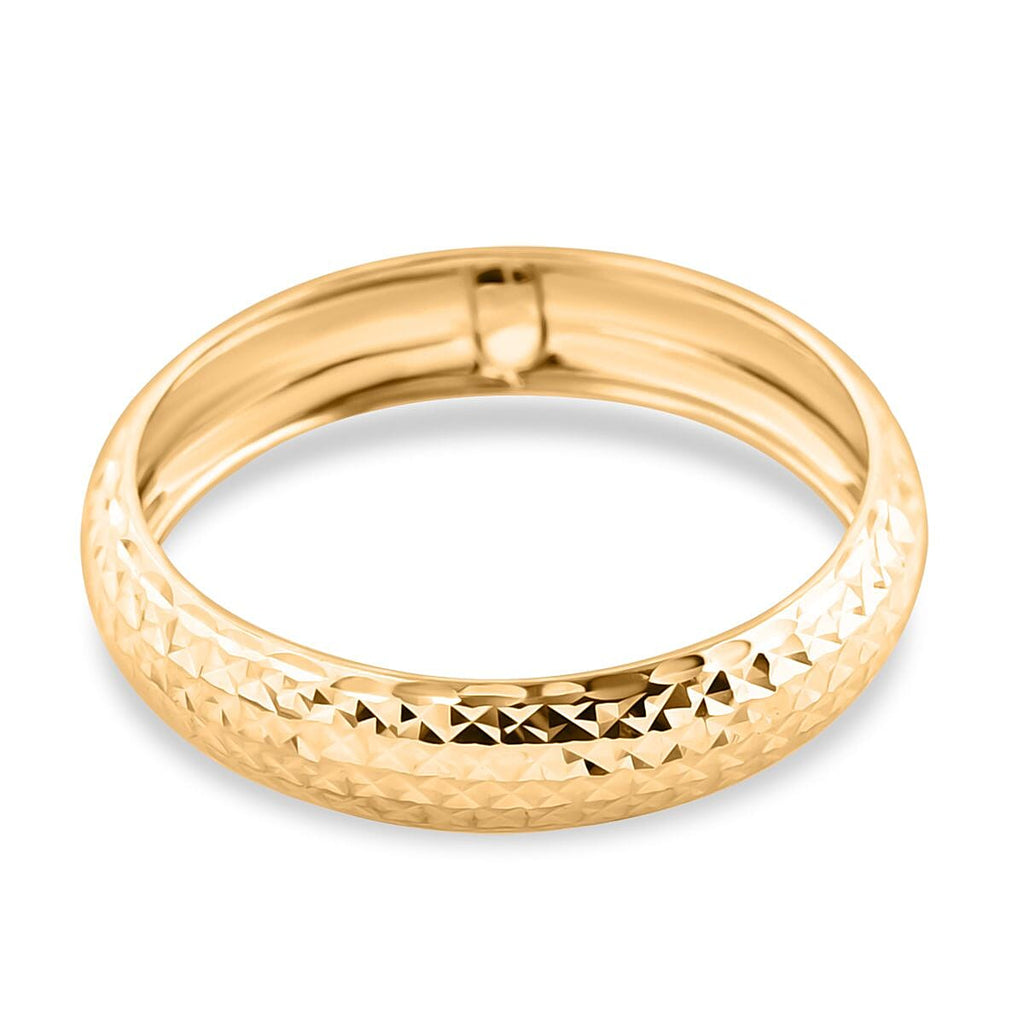 Royal Bali Collection - 9K Yellow Gold Diamond Cut Band Ring