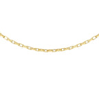 9K Yellow Gold Diamond Cut Belcher Chain 18 Inch