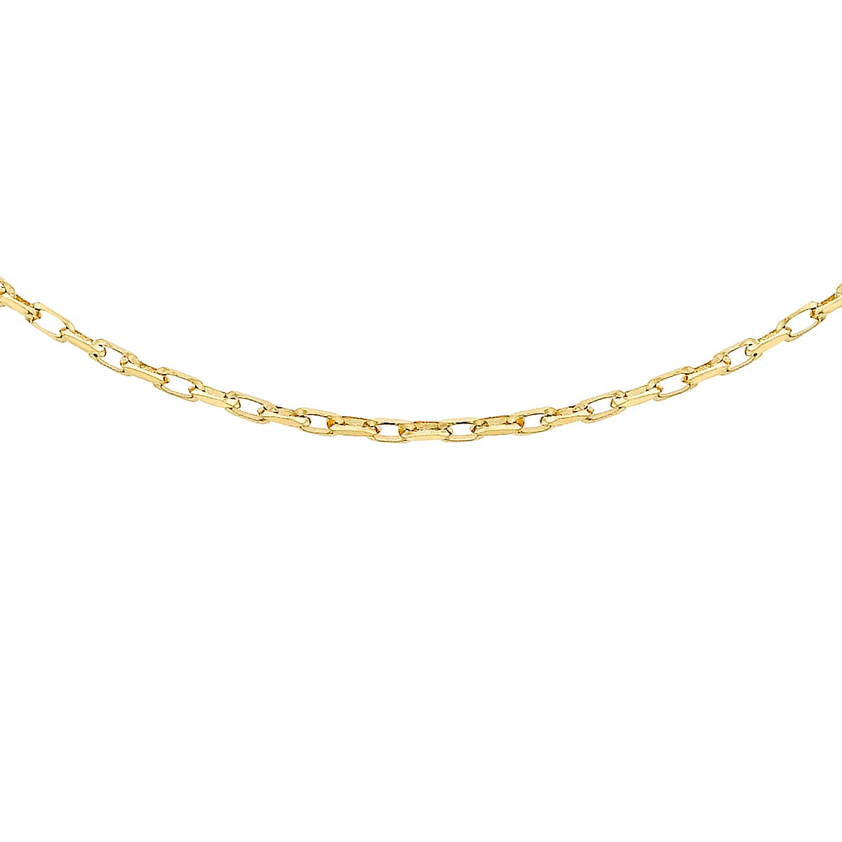 9K Yellow Gold Diamond Cut Belcher Chain 18 Inch 7190419 0