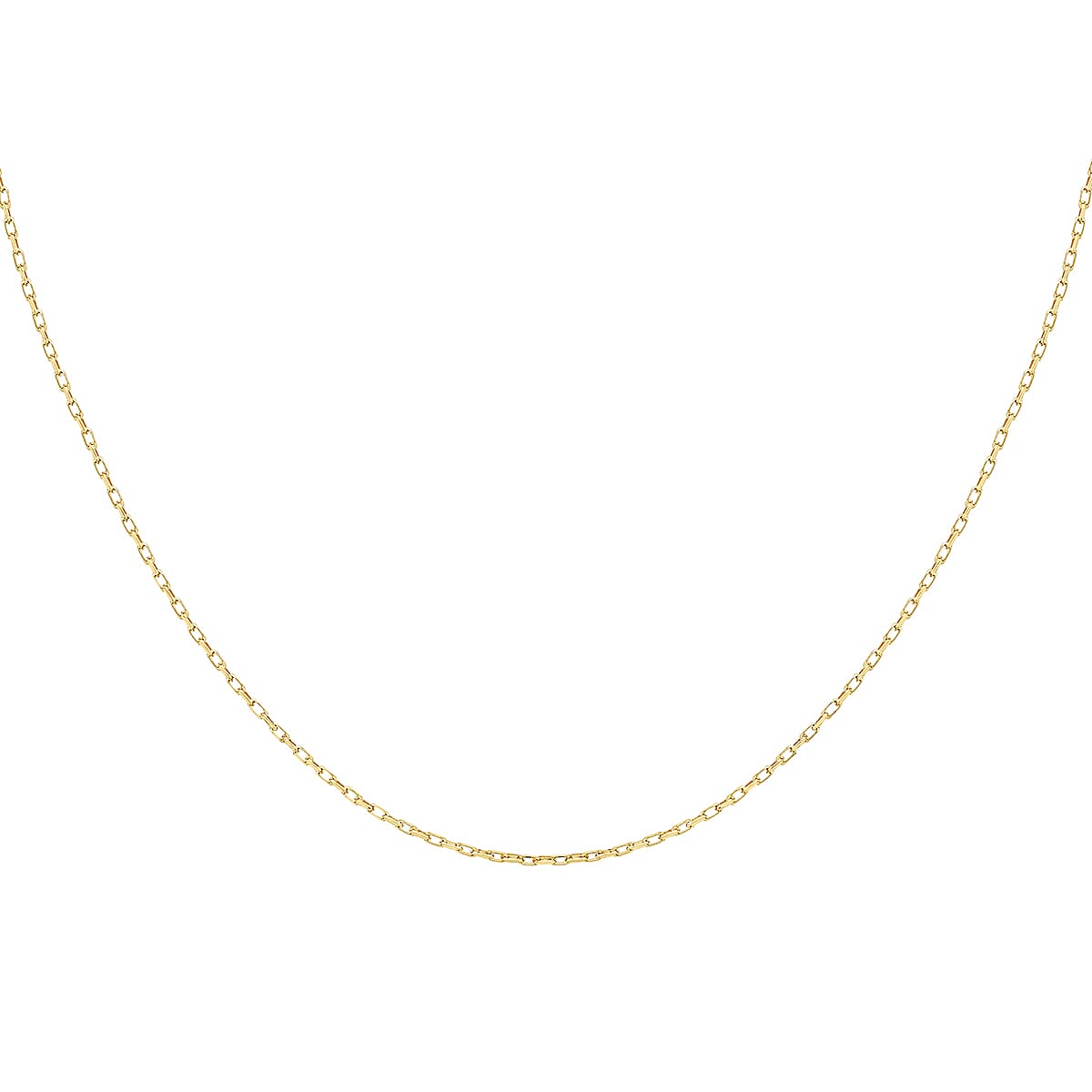 9K Yellow Gold Diamond Cut Belcher Chain 18 Inch 7190419 2