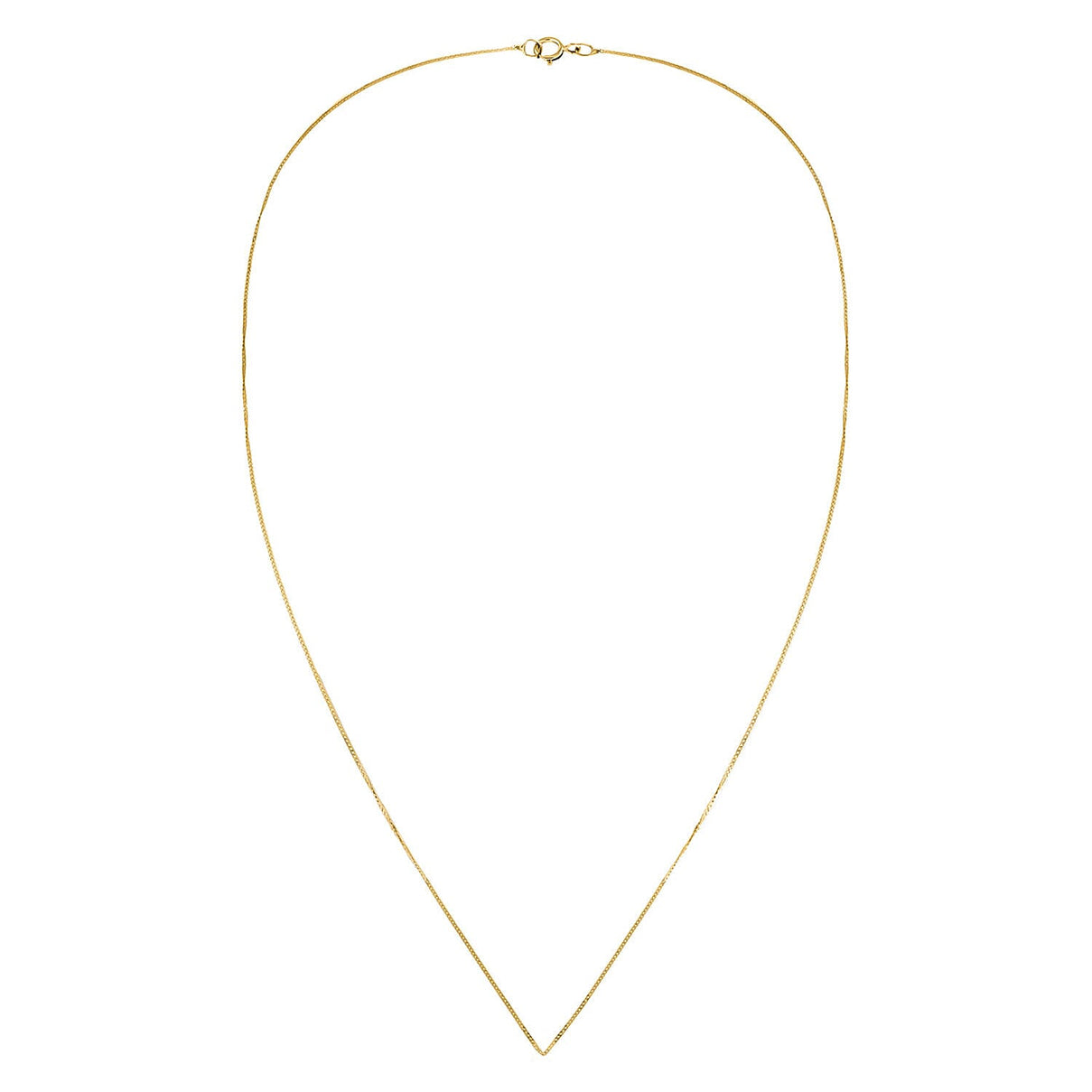 9K Yellow Gold Diamond Cut Curb Chain 16 Inch 7190322 4