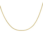 9K Yellow Gold Diamond Cut Curb Chain (Size - 18)