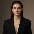 9K Yellow Gold Diamond Cut Flat Curb Chain 22 Inch