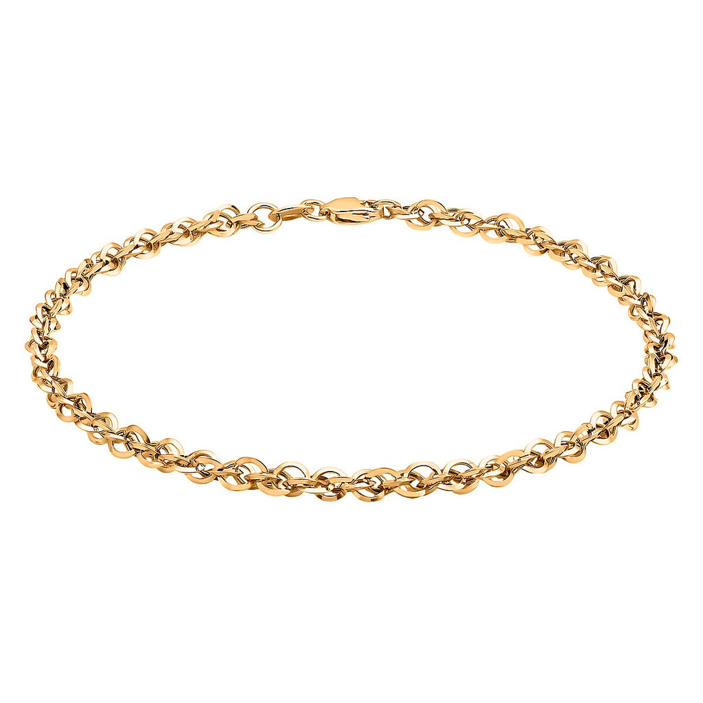9K Yellow Gold  Bracelet,  Gold Wt. 1.7 Gms