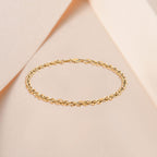 9K Yellow Gold  Bracelet,  Gold Wt. 1.7 Gms