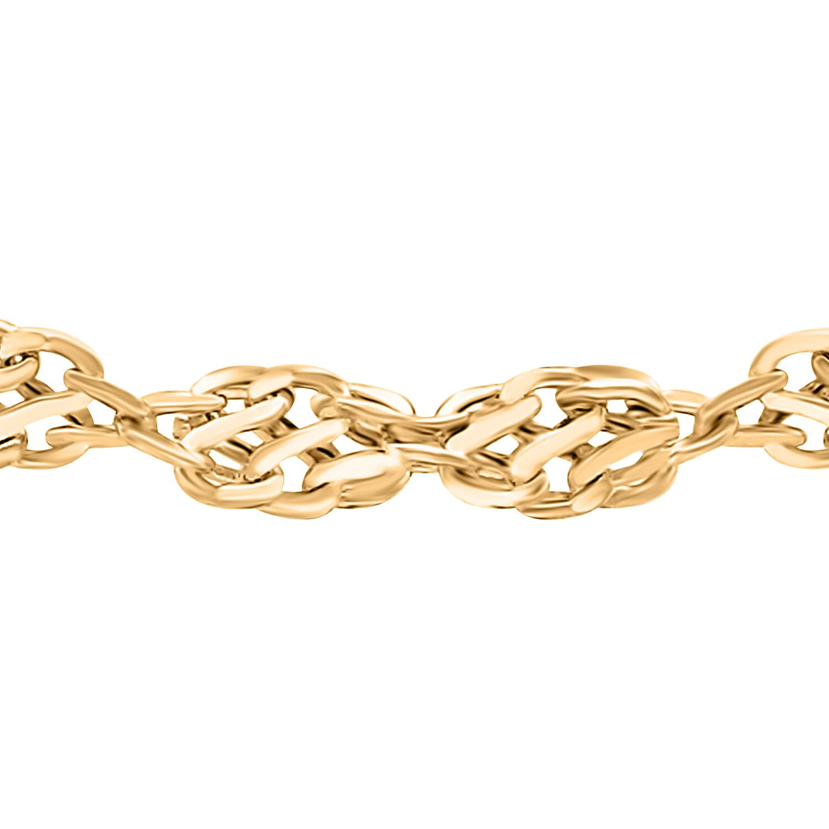 9K Yellow Gold Diamond Cut Rope Necklace 20 Inch 7192233 0