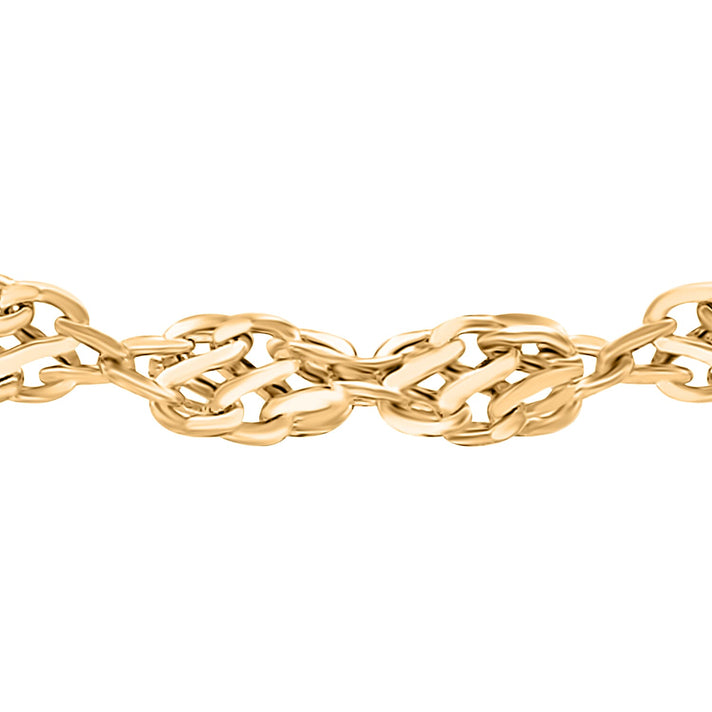 9K Yellow Gold Diamond Cut Rope Necklace 20 Inch 7192233 1