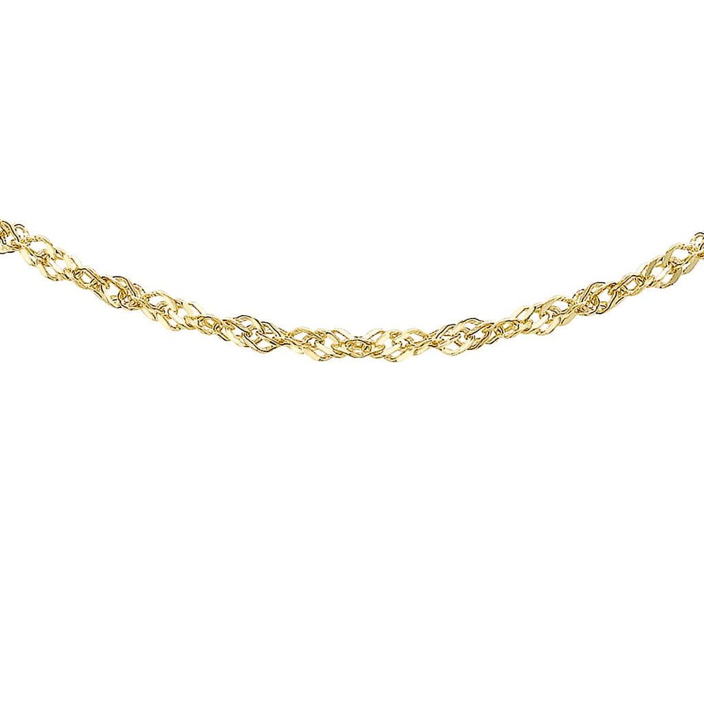 9K Yellow Gold  Chain (Size - 16),