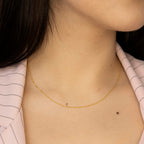 9K Yellow Gold Diamond Cut Twist Curb Chain 16 Inch