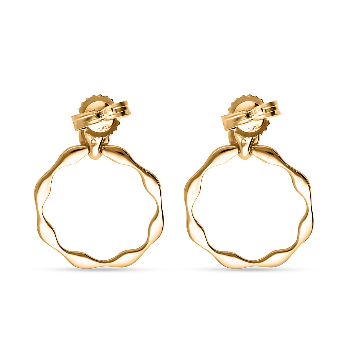 9K Yellow Gold Diamond (G-H) Earrings 7629574 2