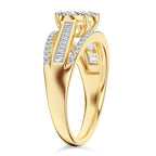 One to Own - D'Joy 9K Yellow Gold Diamond Pressure Set Ring 1.00 Ct.