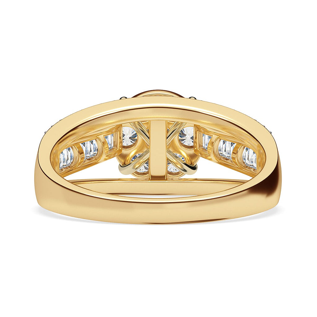One to Own - D'Joy 9K Yellow Gold Diamond Pressure Set Ring 1.00 Ct.