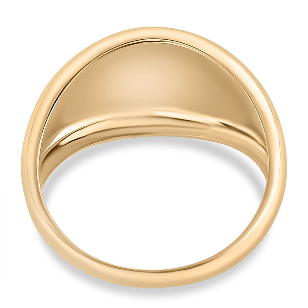 Royal Bali Collection - 9K Yellow Gold Dome Ring Wt. 1.83 Gms.