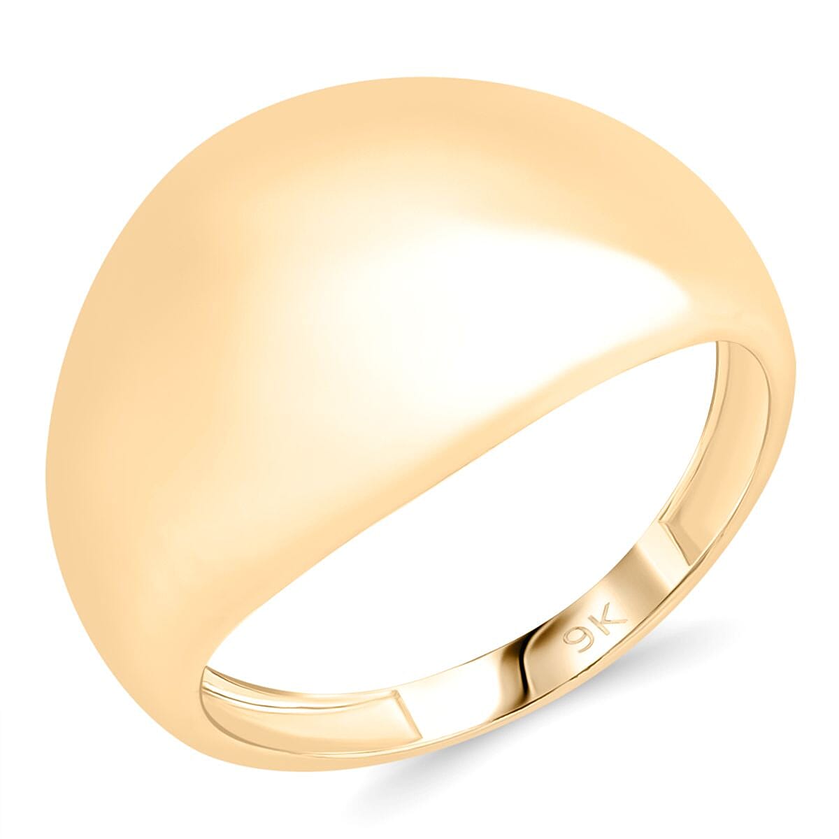 Royal Bali Collection - 9K Yellow Gold Dome Ring 8084834 0