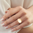 Royal Bali Collection - 9K Yellow Gold Dome Ring Wt. 1.83 Gms.