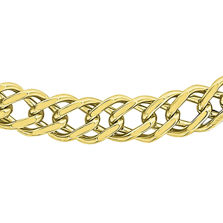 9K Yellow Gold Double Curb Chain 18 Inch 7254536 1