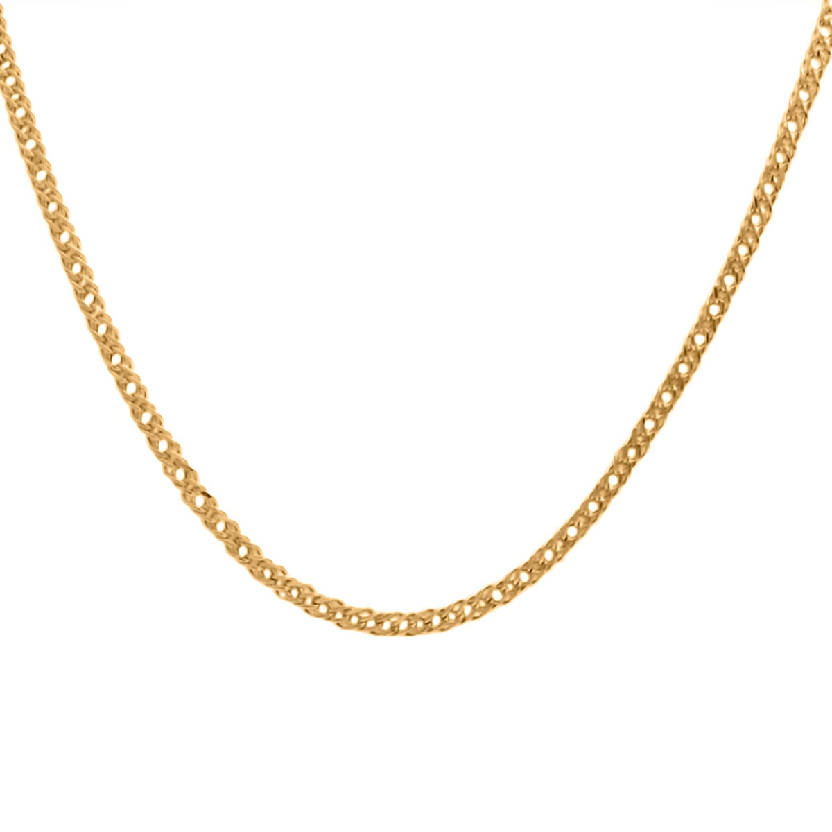 Maestro Collection - 9K Yellow Gold Double Curb Necklace (Size - 20), Gold Wt. 4.00 Gms 7570712 0