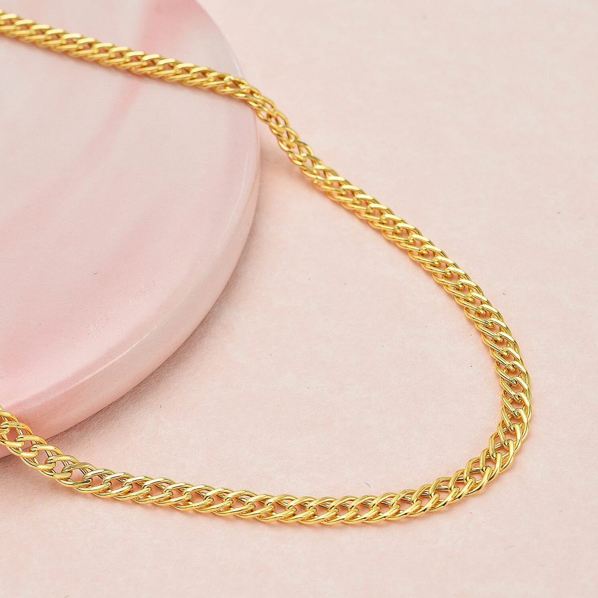 Maestro Collection - 9K Yellow Gold Double Curb Necklace (Size - 20), Gold Wt. 4.00 Gms 7570712 1