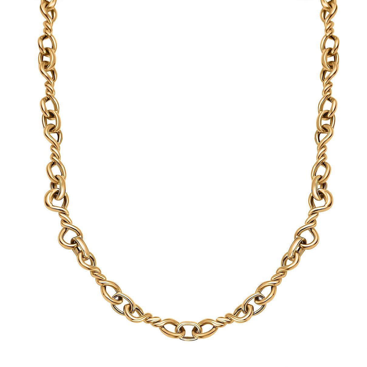 9K Yellow Gold 5 MM Belcher Chain With Lobster Clasp 20 Inch Polished 7752387 2