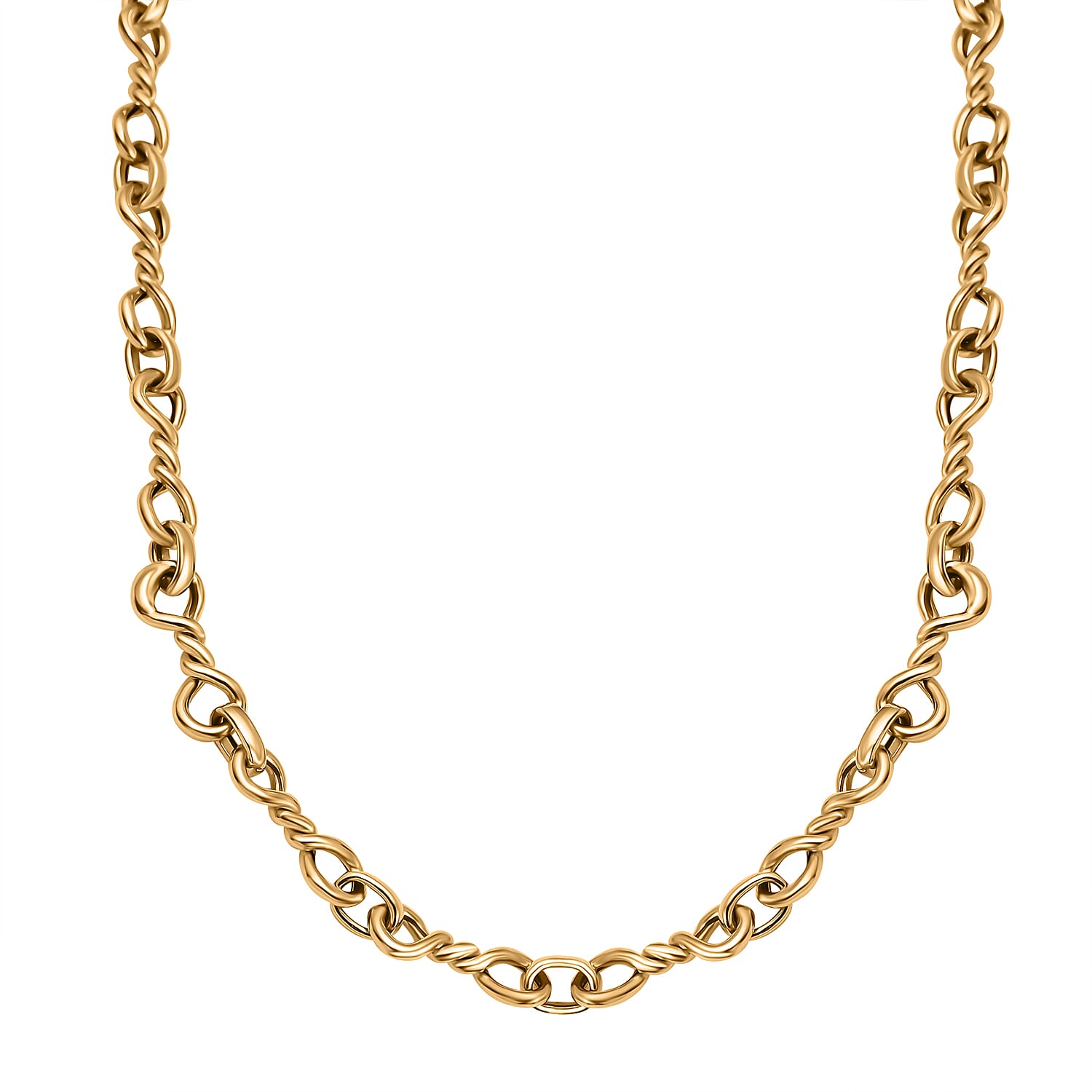9K Yellow Gold 5 MM Belcher Chain With Lobster Clasp 20 Inch Polished 7752387 2