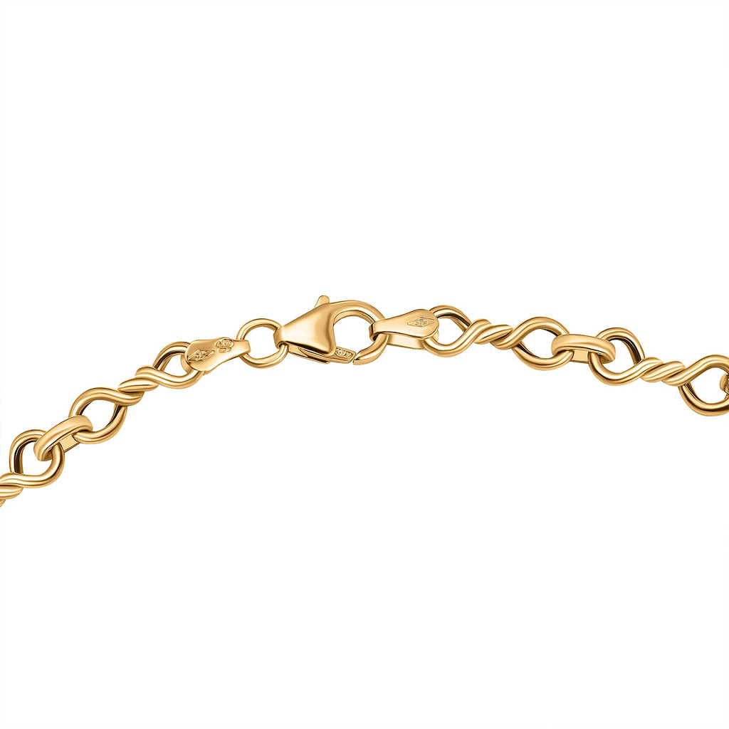 9K Yellow Gold Double Twist Chain (Size - 20), Gold Wt. 6.30 Gms.