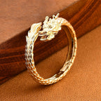 Royal Bali Collection - 9K Yellow Gold Dragon Ring