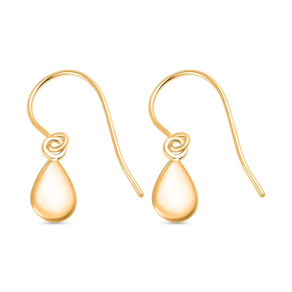 9K Yellow Gold Drop Earrings, Gold Wt. 0.43 Gms 7891541 0