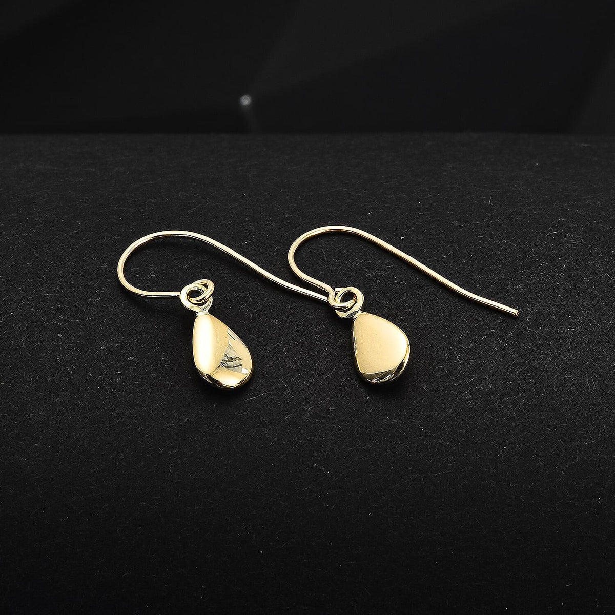 9K Yellow Gold Drop Earrings, Gold Wt. 0.43 Gms 7891541 1